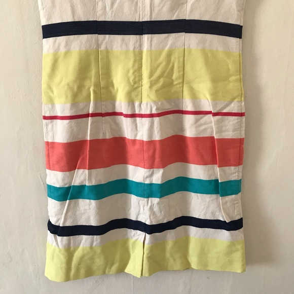 Tommy Hilfiger Colorful Striped Spring Dress Sz 6 - Picture 4 of 7